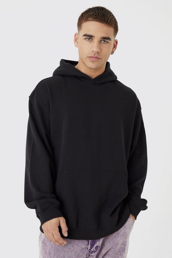 Oversize Hoodie mit Homme Graffiti-Print