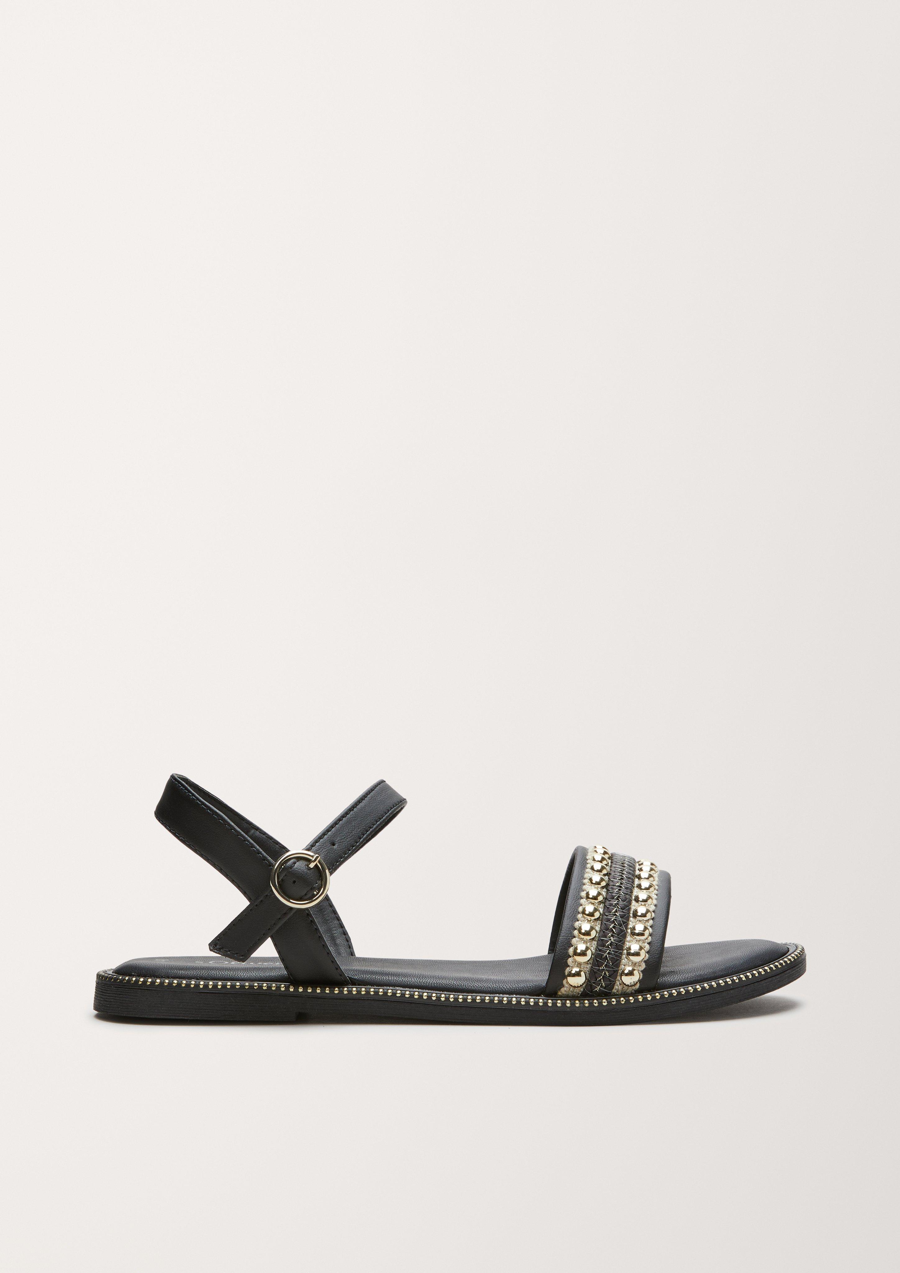 Sandalen mit Schmucksteinchen  6005328-098