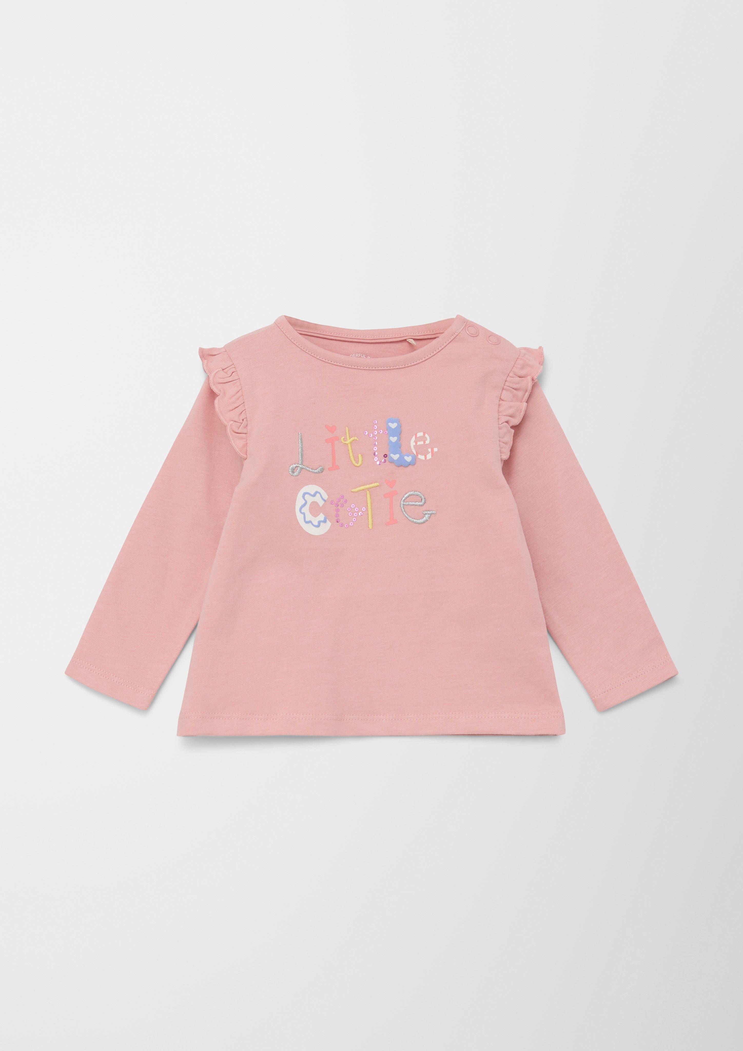 Longsleeve mit Rüschen  2128760-4257