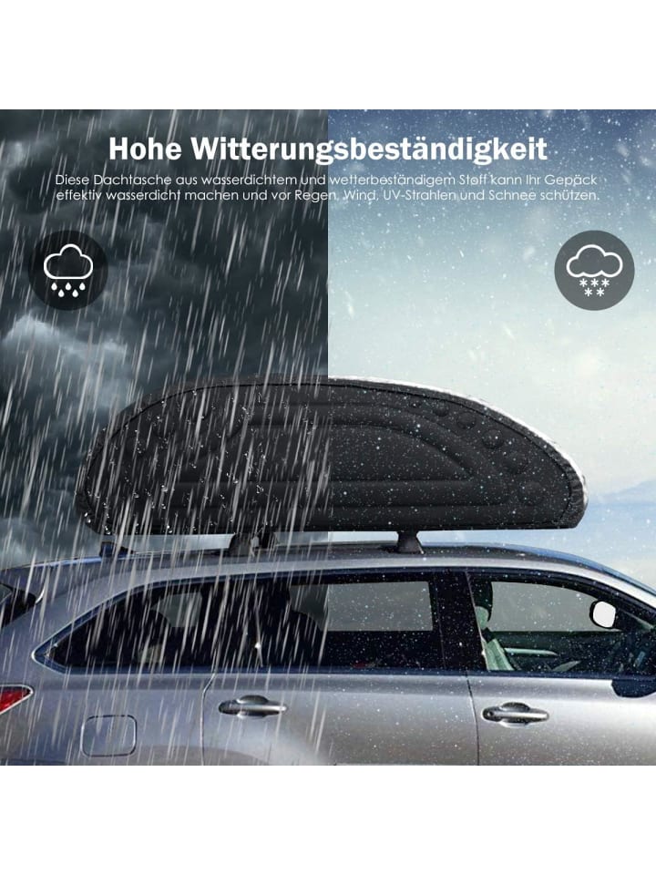 COSTWAY 400L Auto Dachbox in Schwarz günstig kaufen onesize