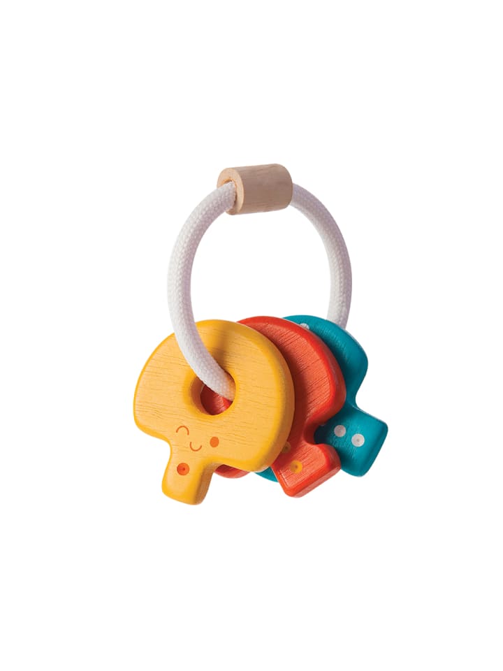 Plan Toys Rassel Babyschlüssel bunt ab 4 Monate günstig kaufen onesize