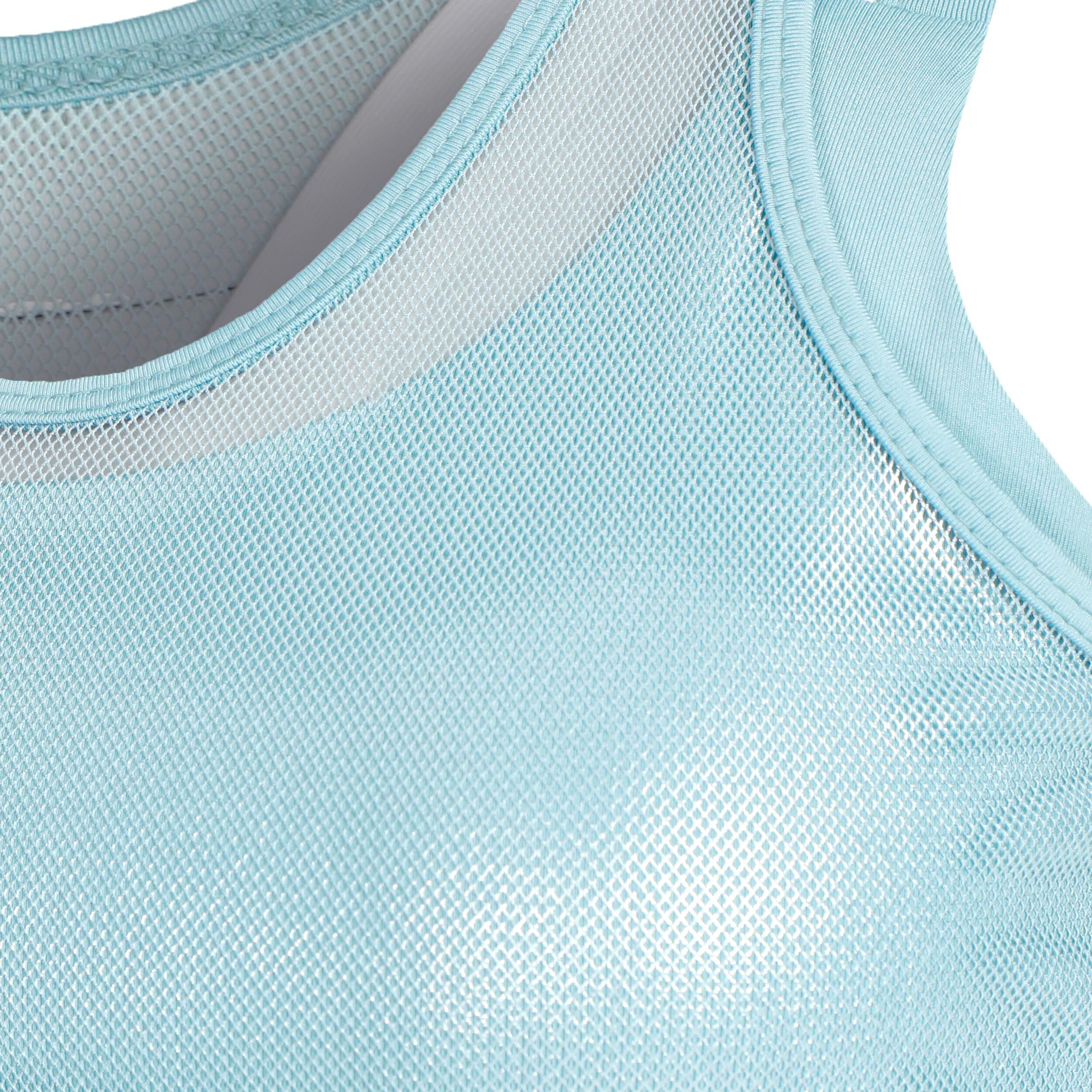Feelin Mesh With Bra Tank-Top Damen - Türkis, Mehrfarbig