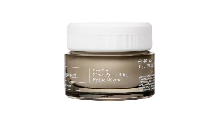 KORRES BLACK PINE 4D Bio-ShapeLift™ Aufpolsternde Nachtcreme 40 ml