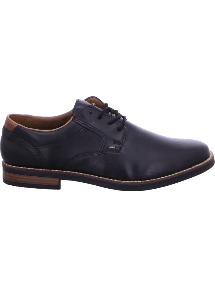 rieker Schnürschuh in schwarz günstig kaufen