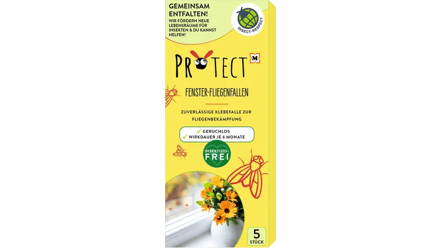 Protect Fenster-Fliegenfallen