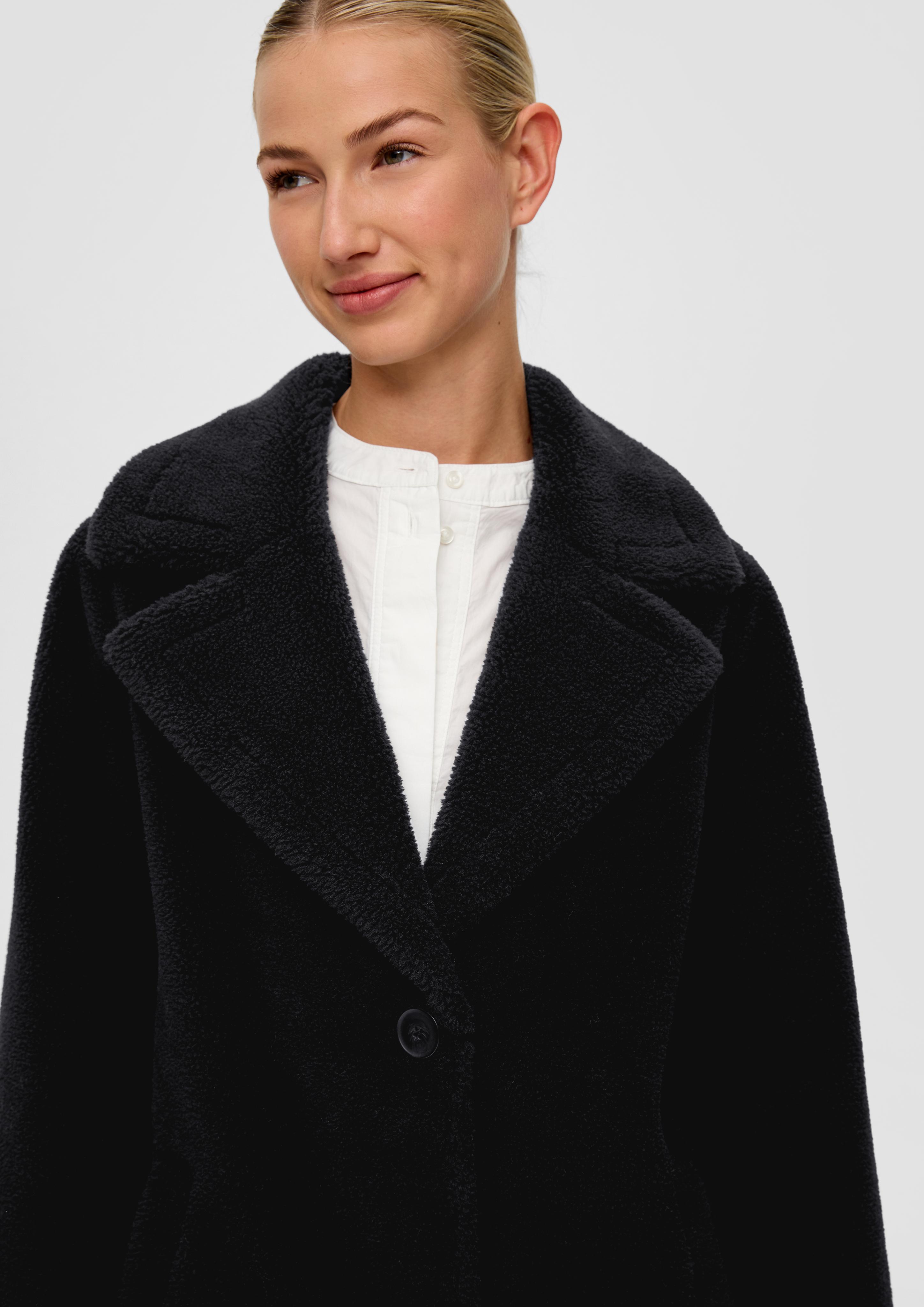 Mantel aus Teddy-Plüsch  2136755-9999
