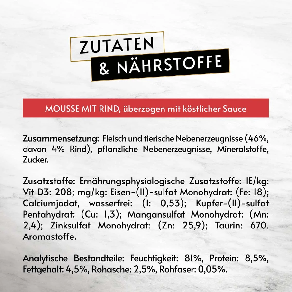 GOURMET Revelations Mousse in Sauce mit Rind kaufen bei ZooRoyal