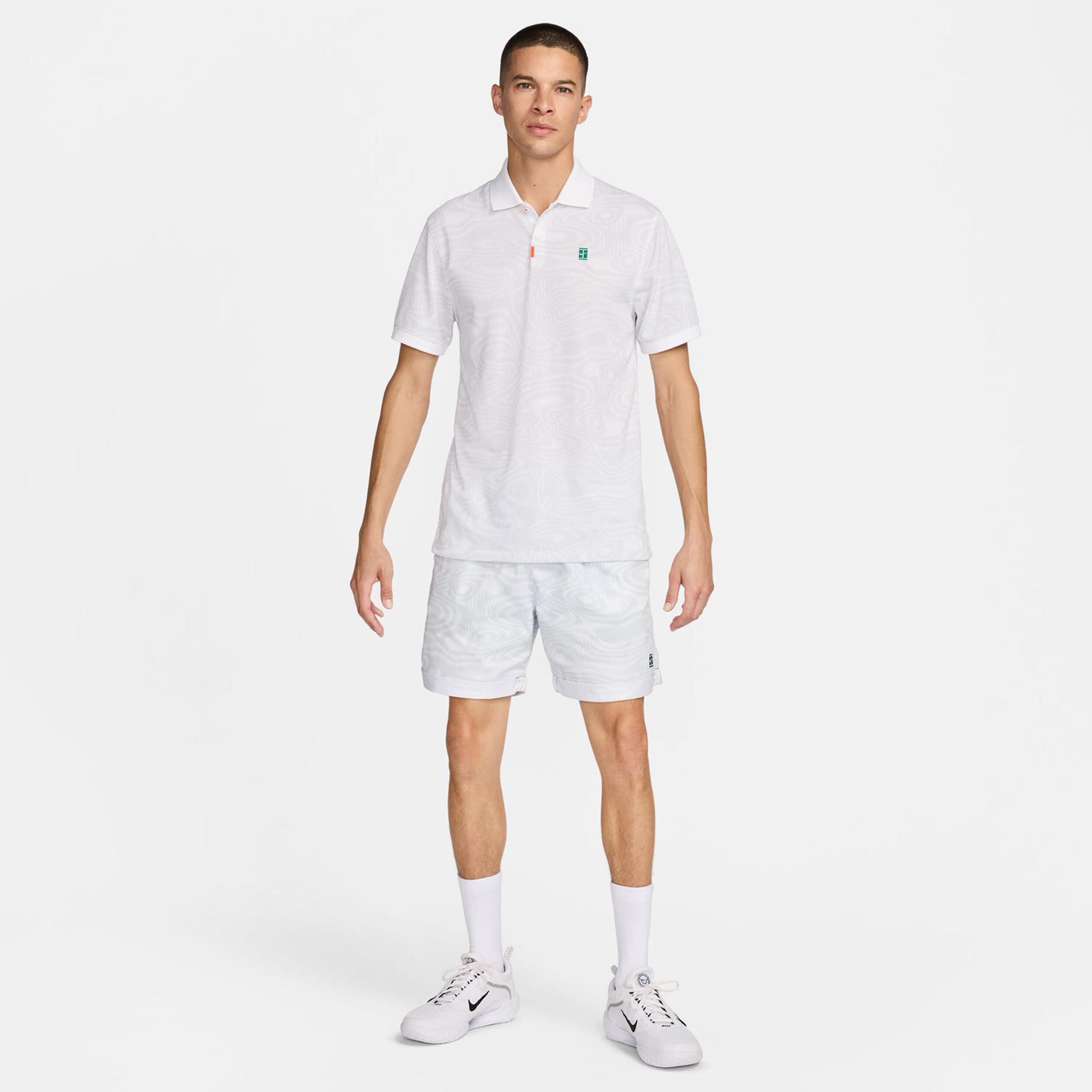 Dri-Fit Heritage Polo Herren - Weiß