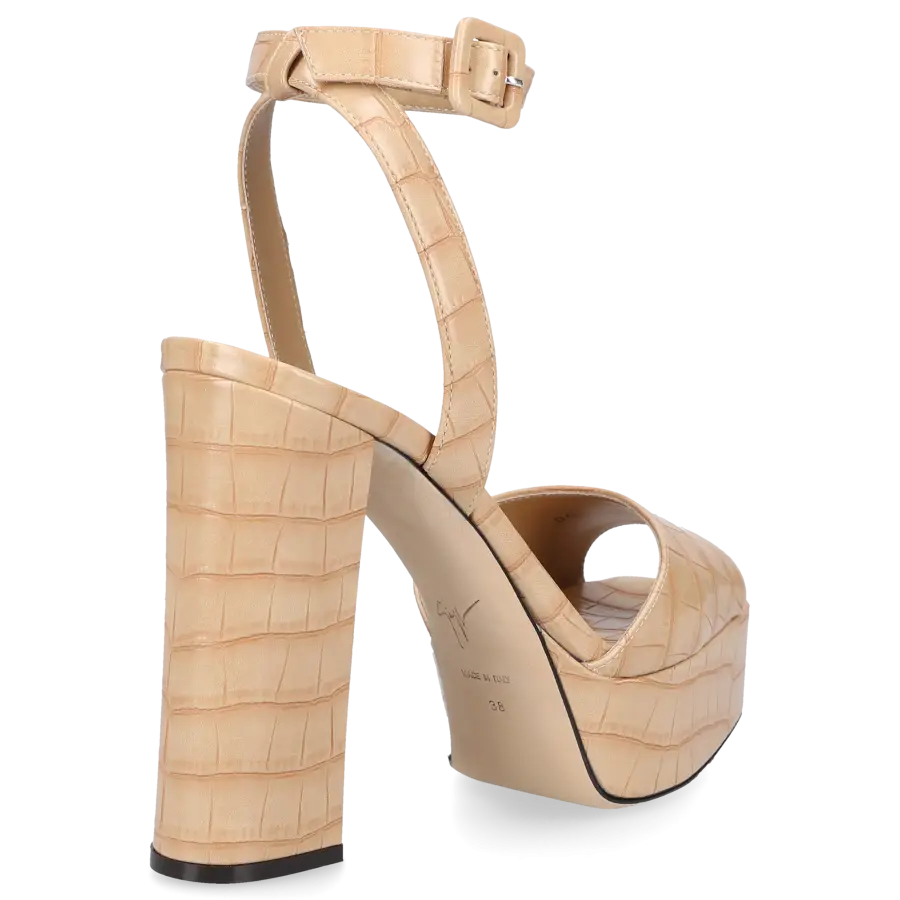 Giuseppe Zanotti - Sandalen NEW BETTY Kalbsleder - beige