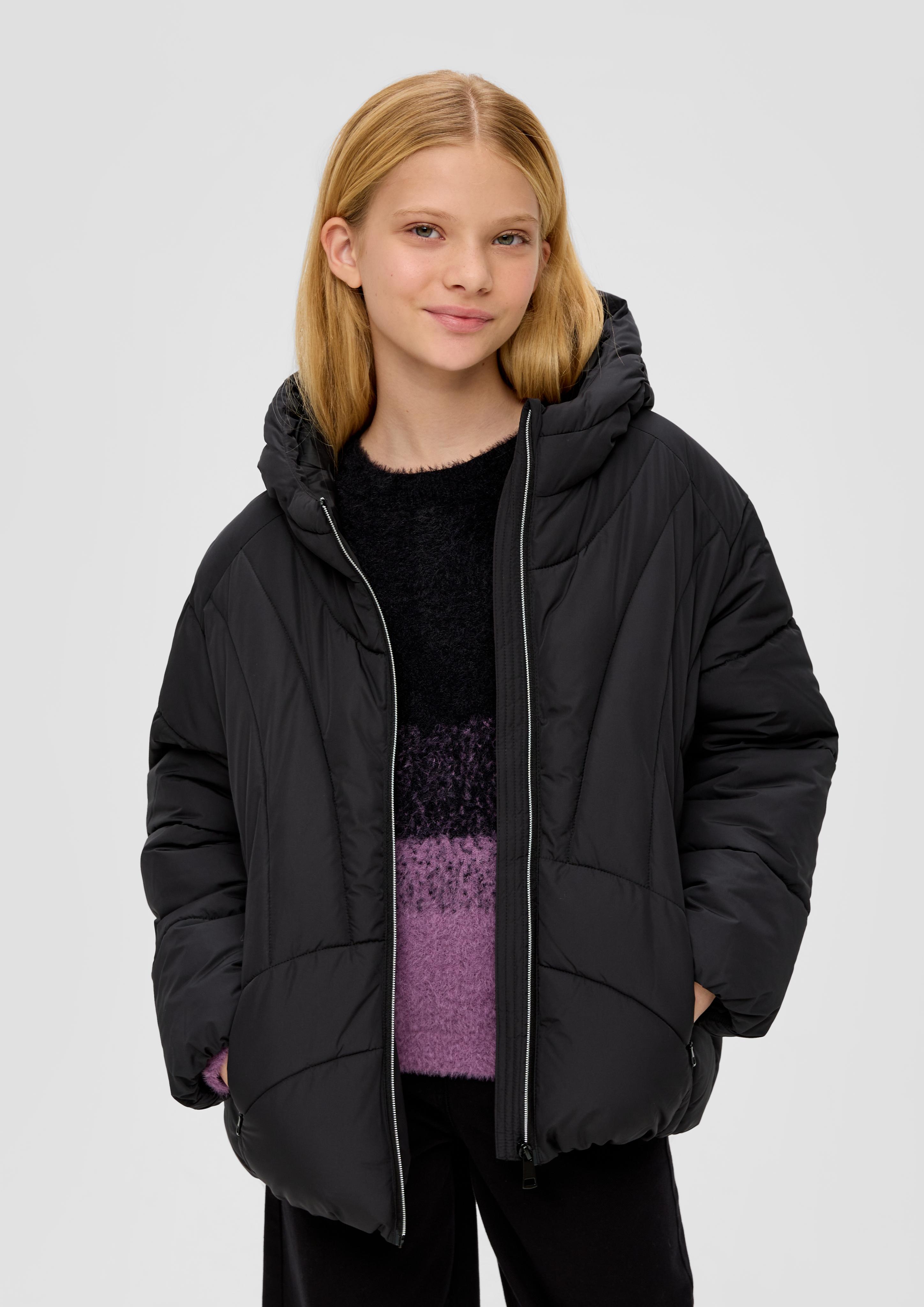 Oversized Steppjacke mit Reißverschlusstaschen  2132217-9999