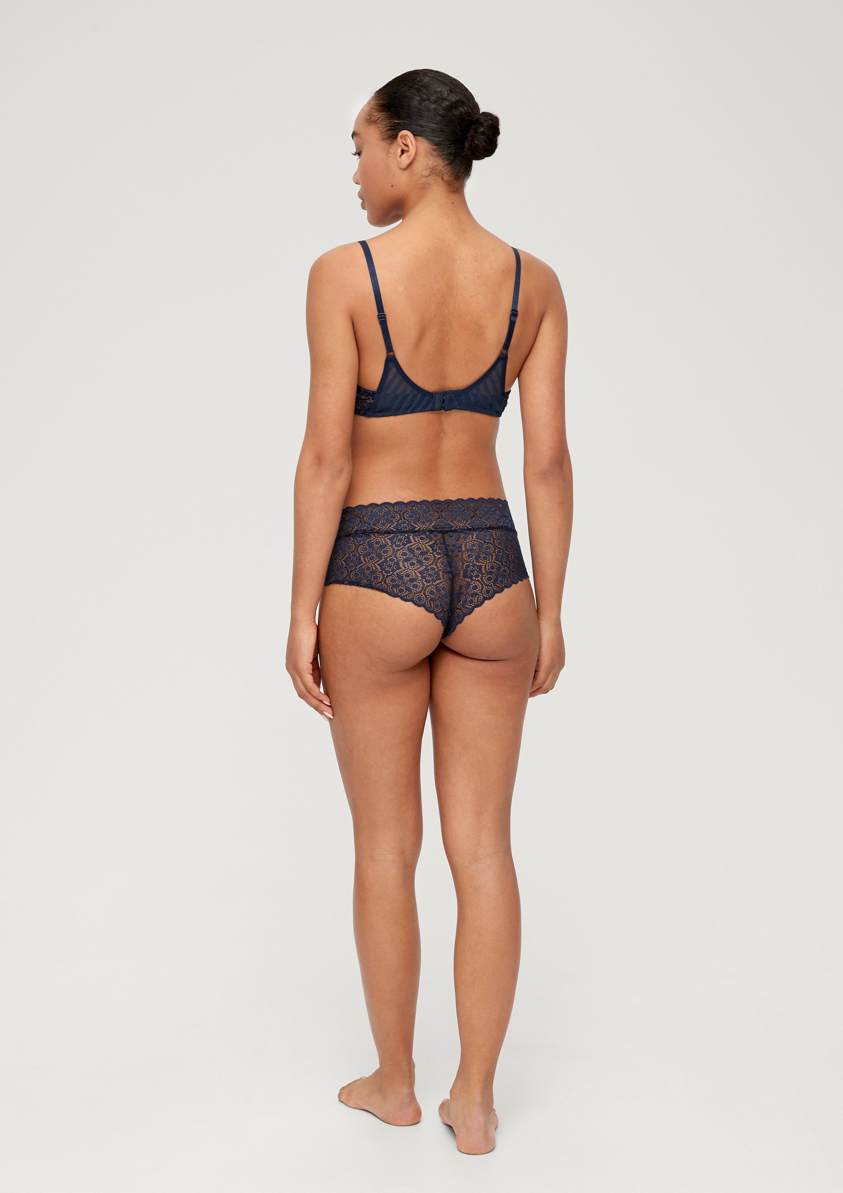 Highwaist-Slip mit Spitze  6006273-5865