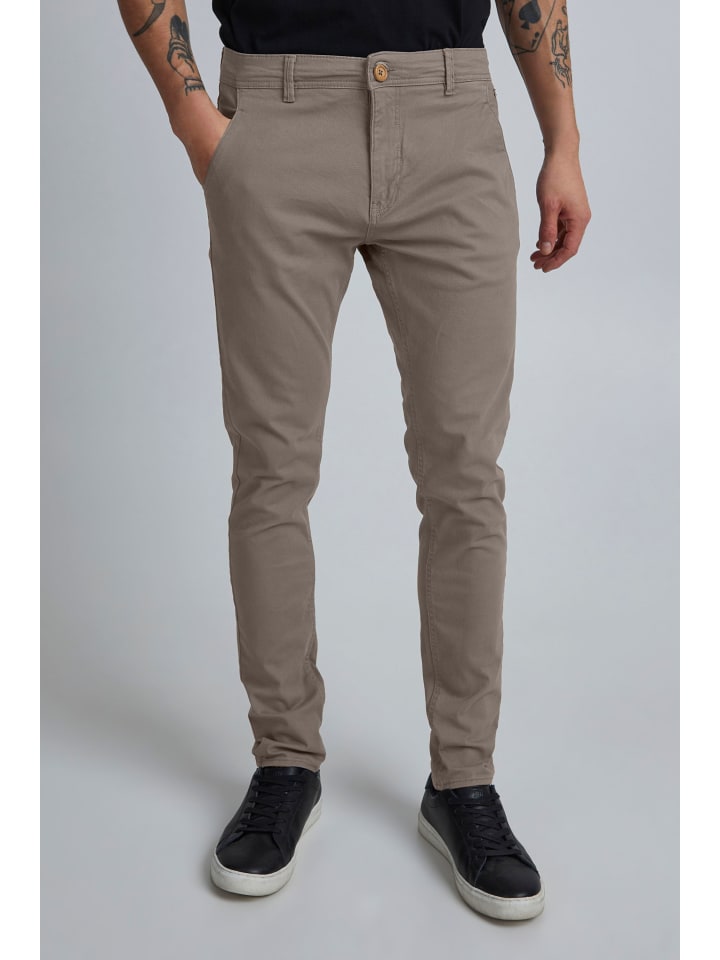 BLEND Chinohose BHNATAN pants - 20703472  Chinohose Slim Fit mit Gürtelschlaufen in Grau günstig kaufen