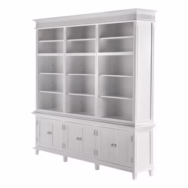 Novasolo Küchenbuffet Skansen Verstellbare Regale, Triple-Bay Hutch Kabinett