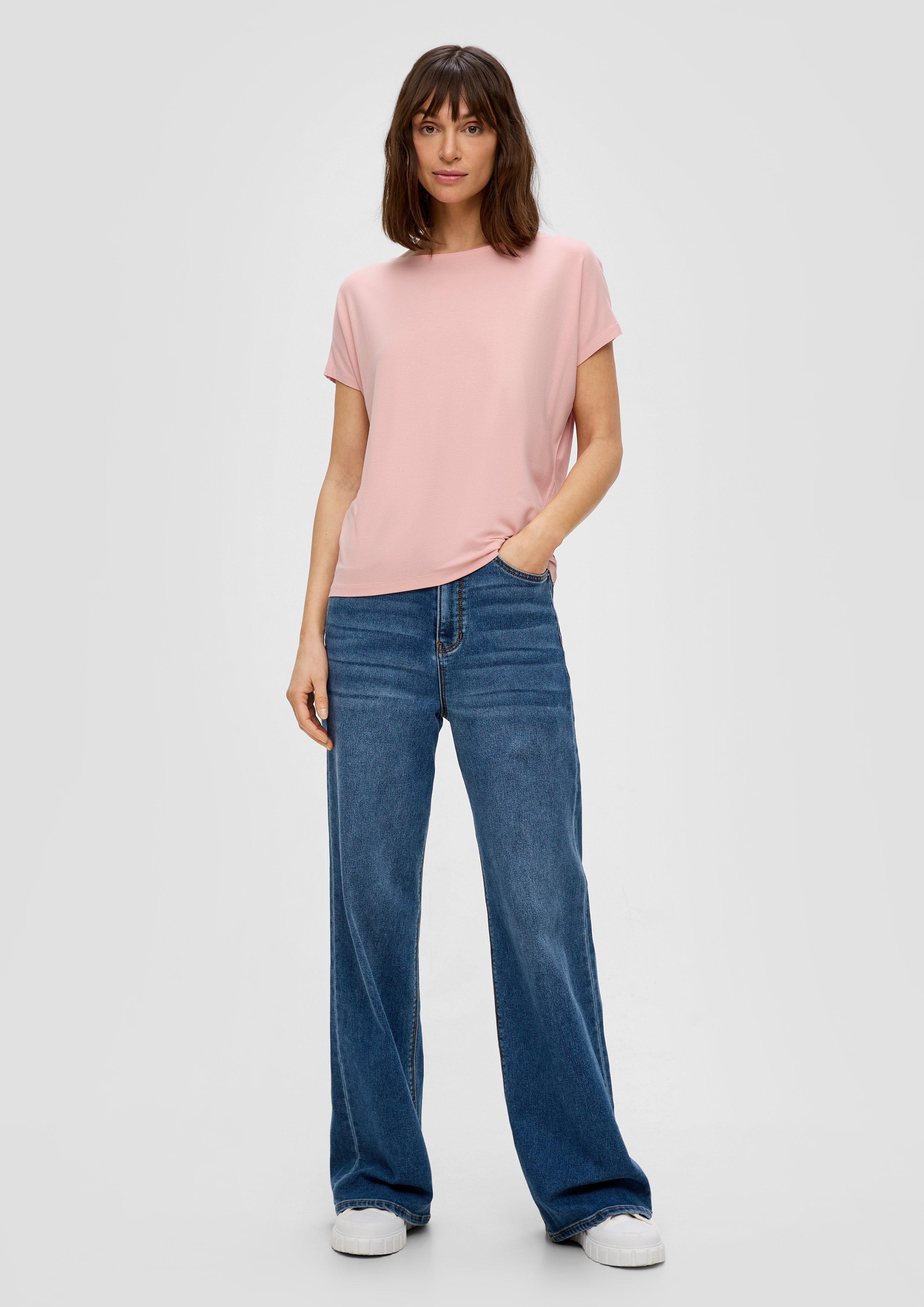 T-Shirt aus Viskosestretch  2151456-4258