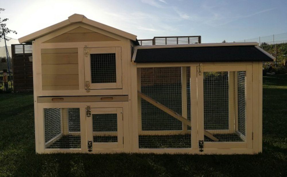 MYPETS Kleintierstall Hasenstall BIG BUNNY Kaninchenstall Hasenkäfig Stall Käfig Hase
