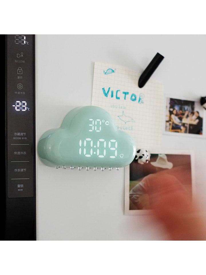 Designnest Wecker ''Alarm Cloud'' in Grün - (L)12 x (B)8 cm günstig kaufen onesize