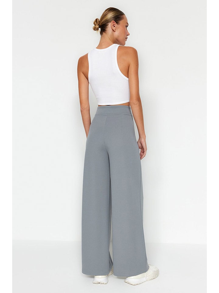 trendyol Marlenehose in Grau günstig kaufen