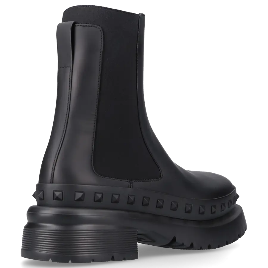 Valentino Garavani - Chelsea Boots M-WAY Kalbsleder - schwarz