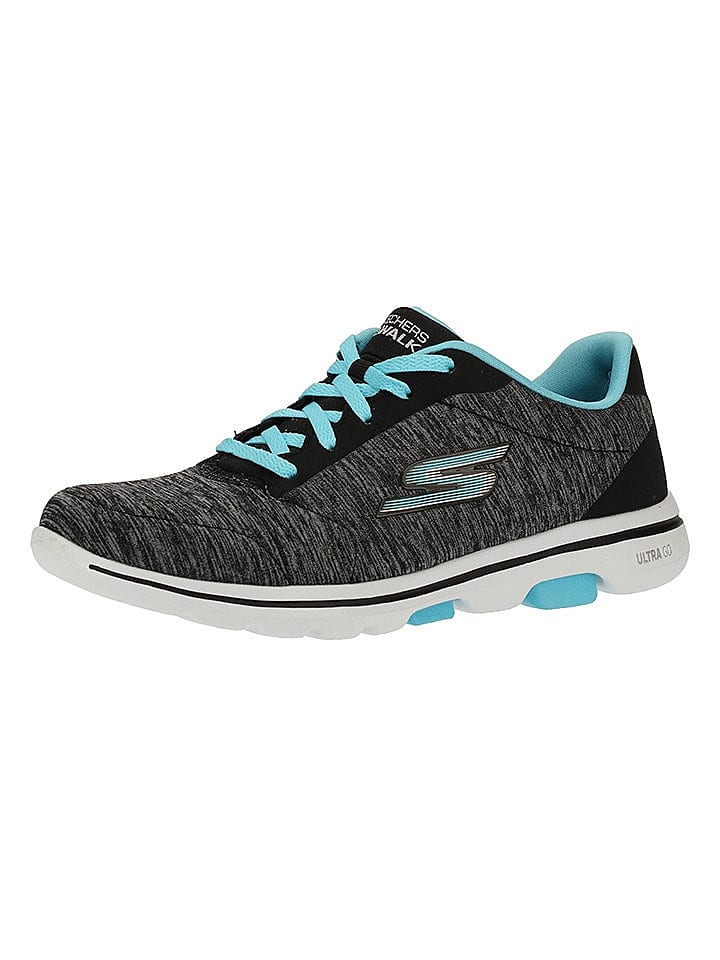 Skechers Sneakers in Schwarz/ Hellblau günstig kaufen 38