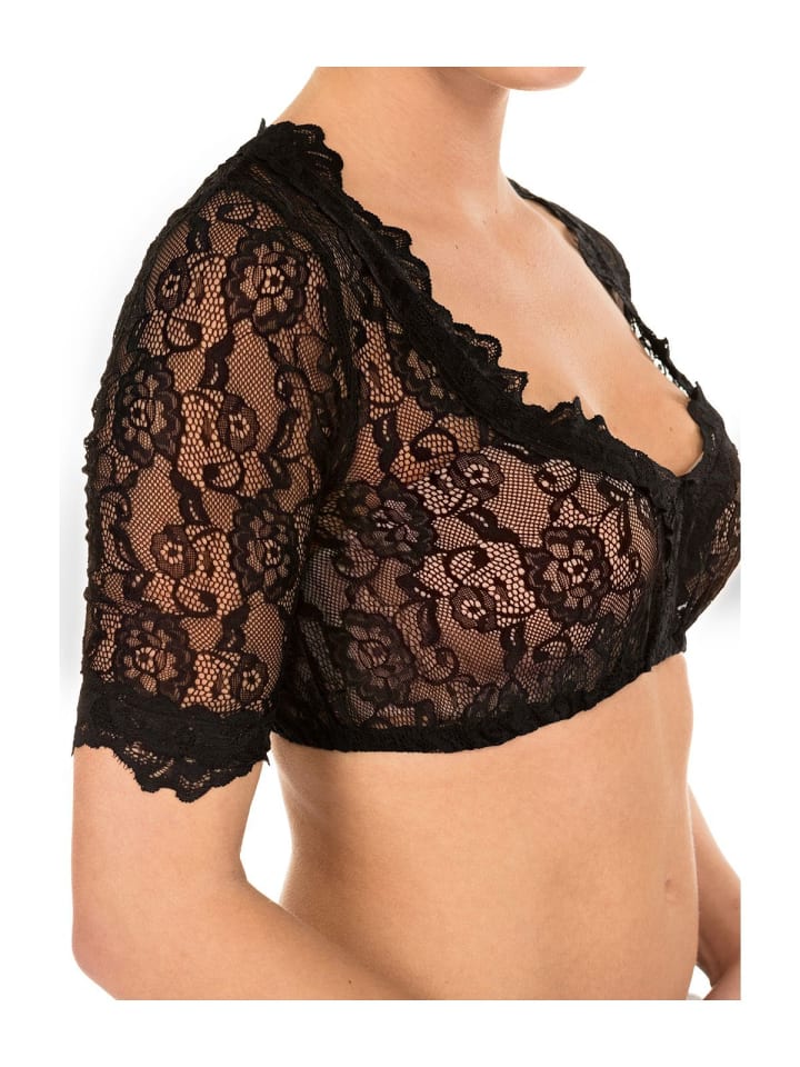 KRÜGER Dirndlbluse 20140 in schwarz günstig kaufen
