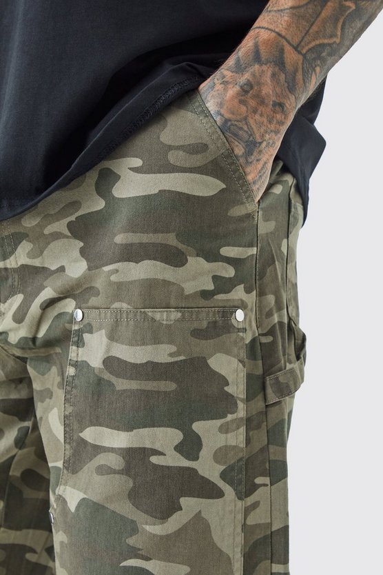 Tall lockere Twill Camouflage Hose