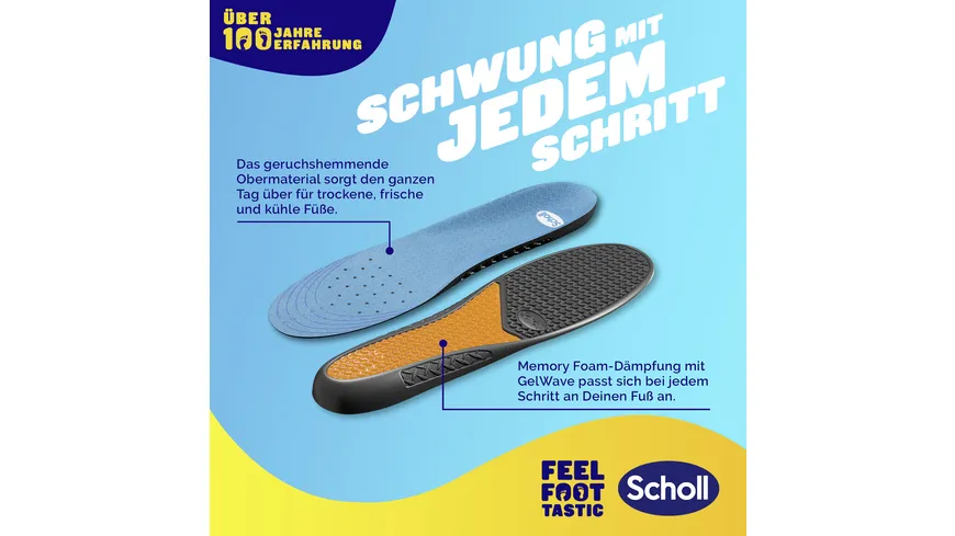 Scholl GelActiv Einlegesohlen WORK Größe L 40-46