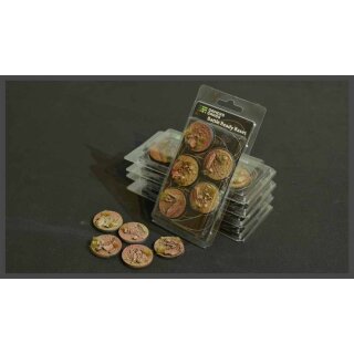Badlands Bases, Round 40mm Battle Ready (5)