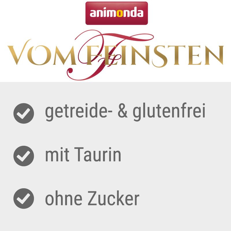 animonda vom Feinsten Adult NoGrain in Sauce 72 x 100 g | bitiba