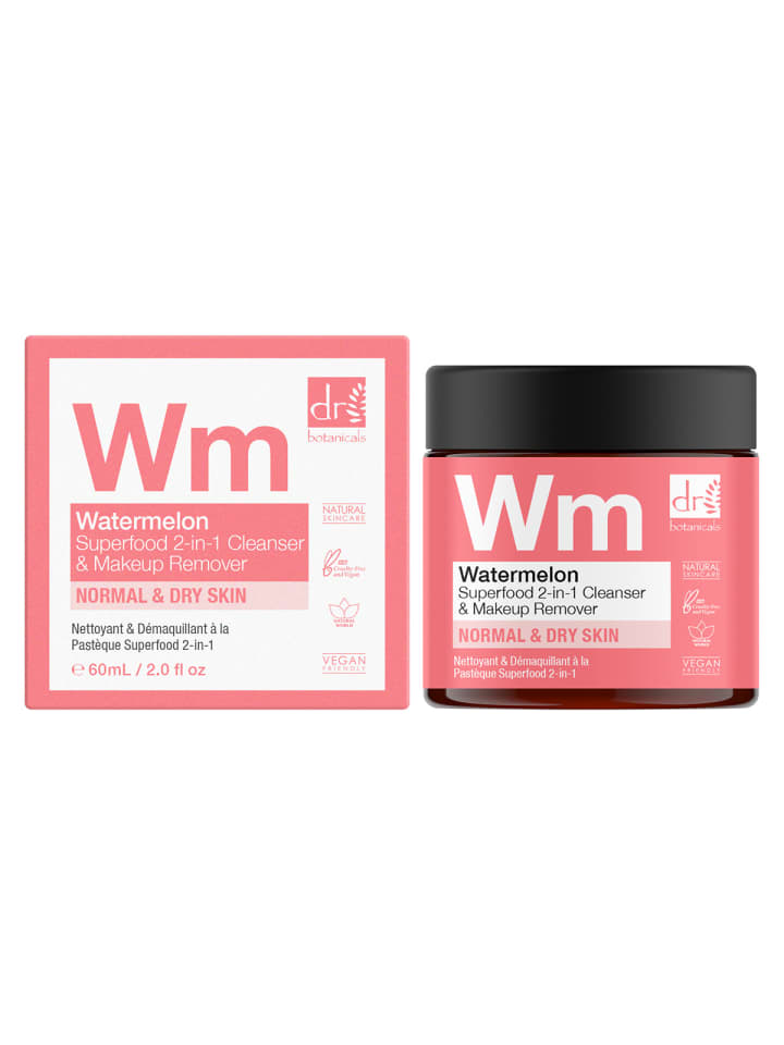 Dr Botanicals Wassermelone 2-in-1 Reinigungs-Set – Superfood Pflege 60ml   100ml günstig kaufen onesize