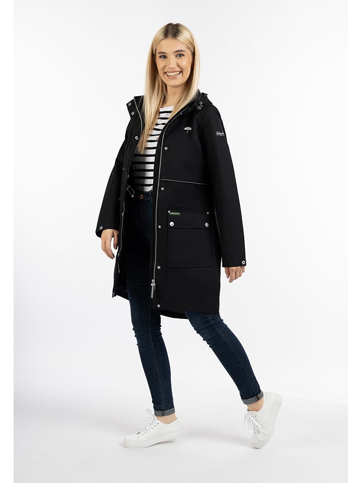 Schmuddelwedda Regenmantel in Schwarz günstig kaufen
