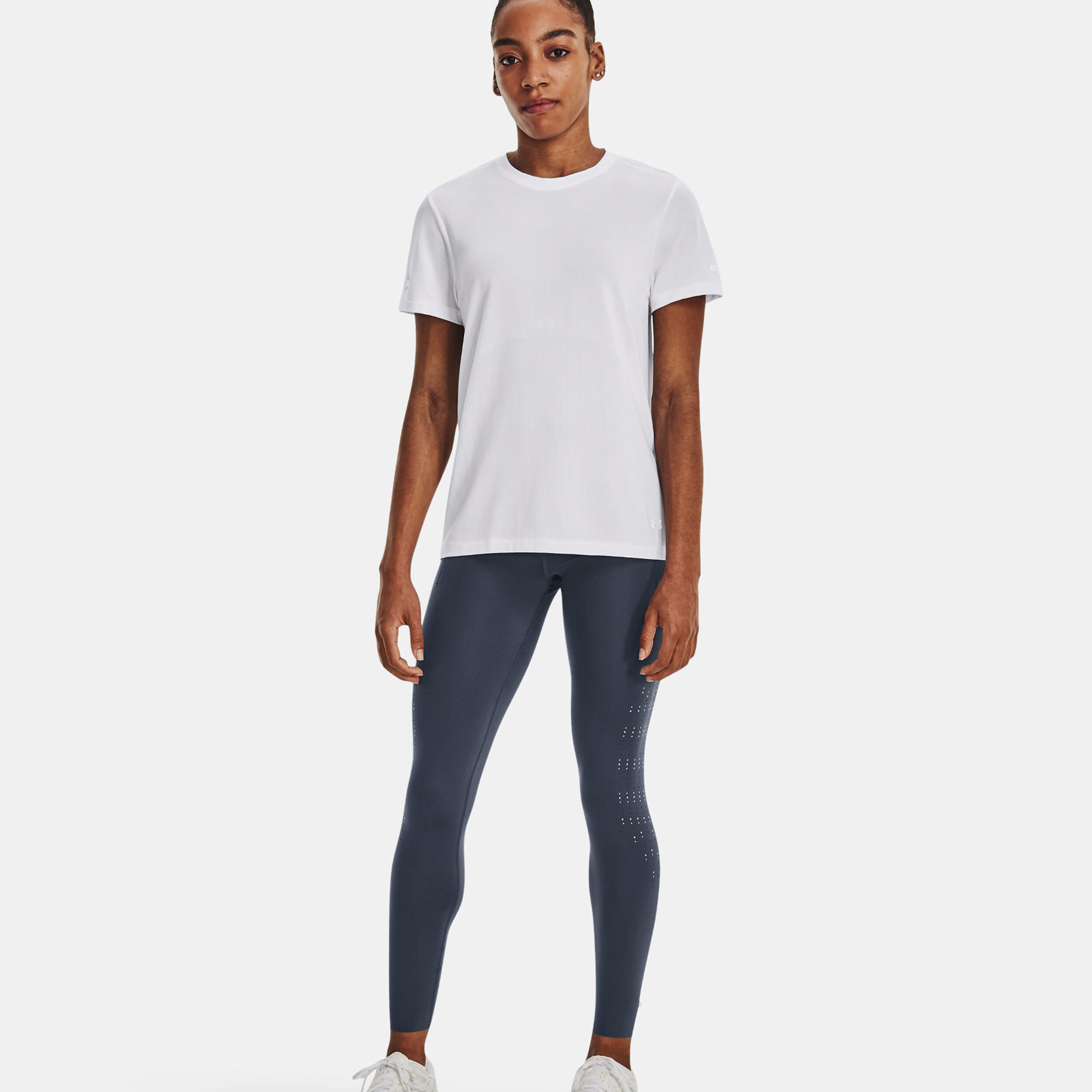 Seamless Stride Laufshirt Damen - Weiß