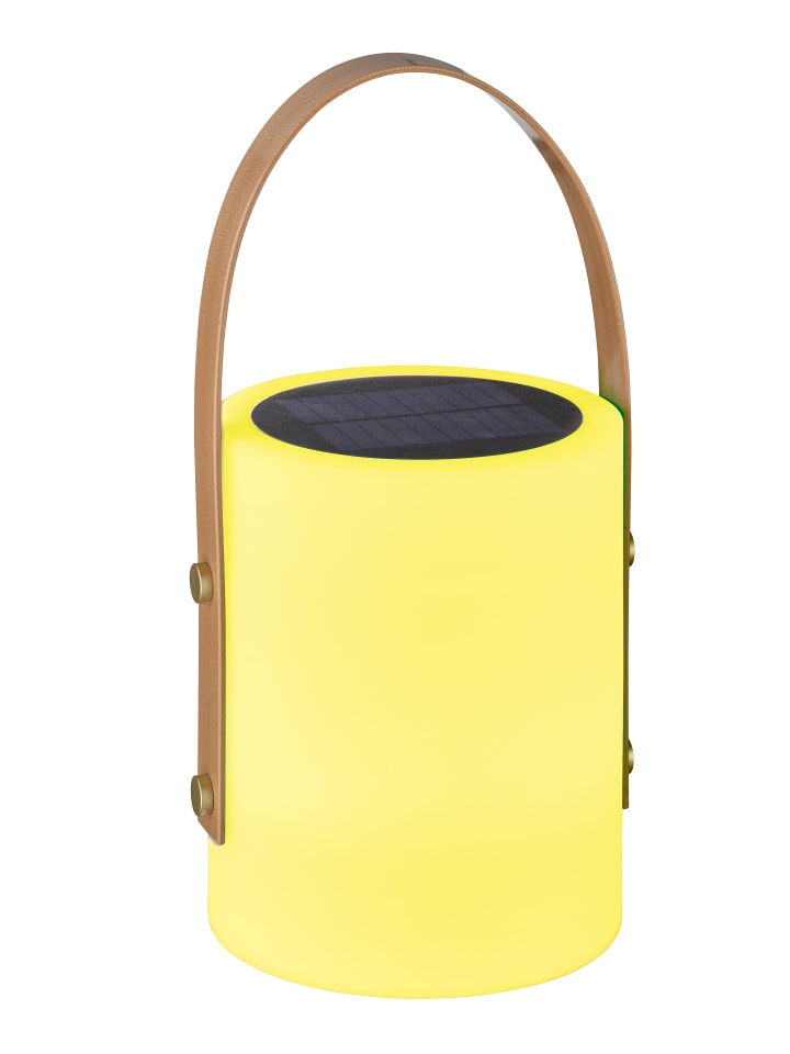FHL easy  Solar-Tischleuchte Bari in weiß - (H) 34 cm x Ø 16 cm günstig kaufen onesize