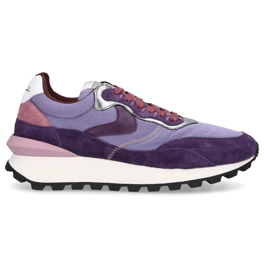 VOILE BLANCHE - Sneaker low QWARK Veloursleder - lila