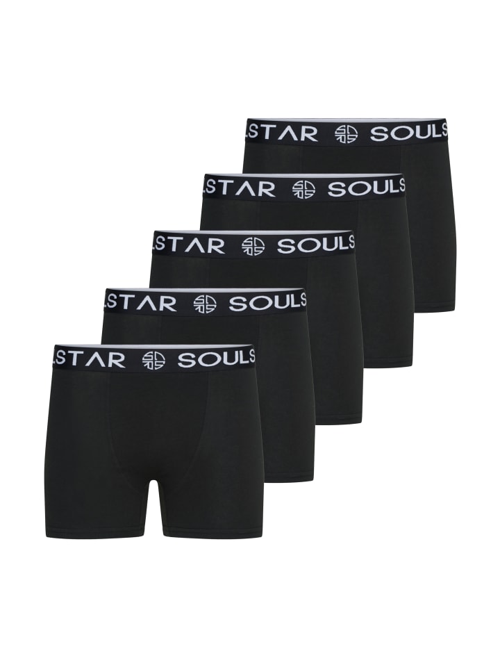 SOULSTAR Boxershorts - MUBOXER5 in Black_Black_Black günstig kaufen