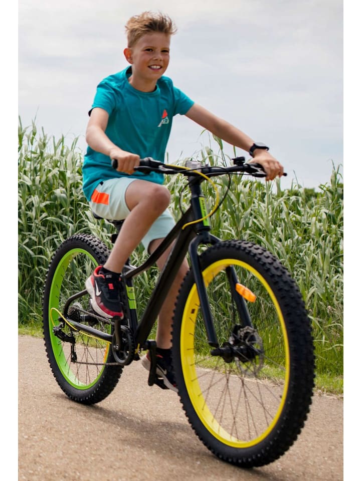 Volare Kinderfahrrad Gradient 20 Zoll Jungen 6G Scheibenbremse Schwarz Grün 6 Jahre günstig kaufen onesize