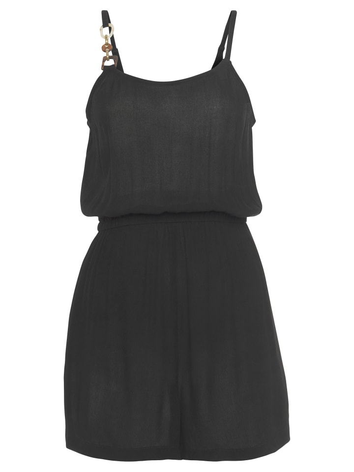 LASCANA Kurzoverall in schwarz günstig kaufen