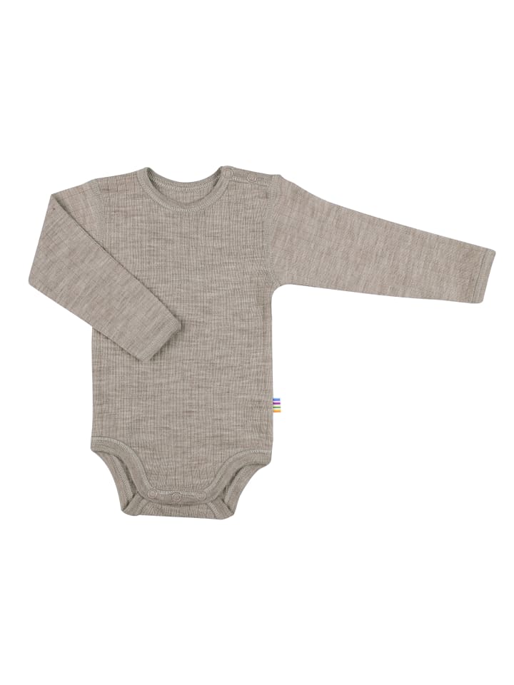 Joha Body langarm reine Merino-Wolle in sesam melange günstig kaufen