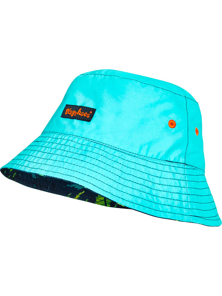 Playshoes Wende-Sonnenhut in Türkis/ Blau günstig kaufen
