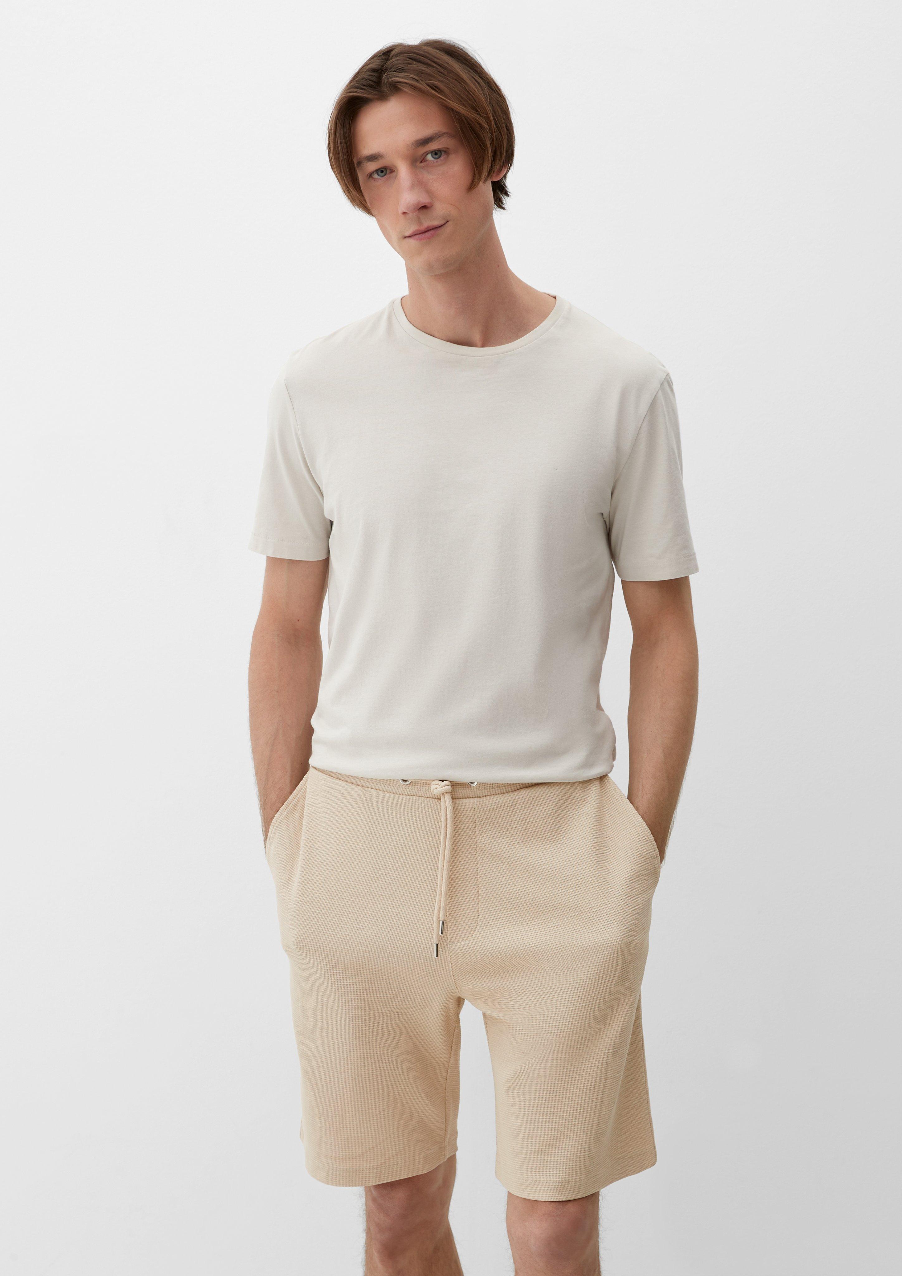 Relaxed: Shorts mit Waffelpiqué-Struktur  2133087-8138