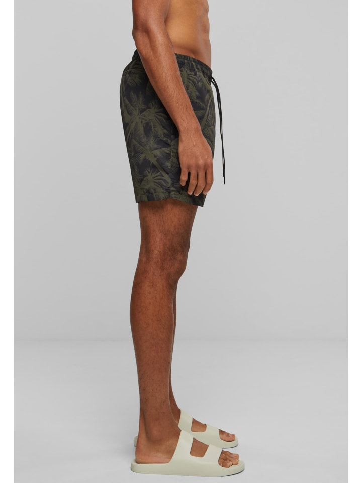 Urban Classics Urban Classics Badeshorts in palm/olive günstig kaufen