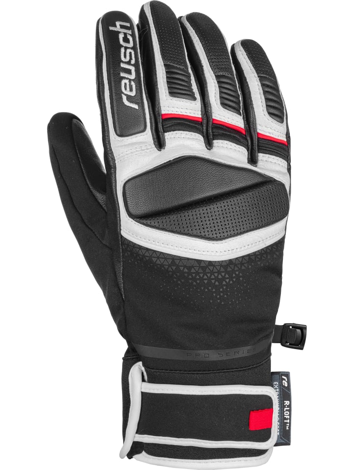 Reusch Fingerhandschuhe Mastery in 7745 black/white/fire red günstig kaufen