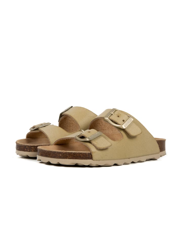 babunkers Pantoletten  in beige günstig kaufen
