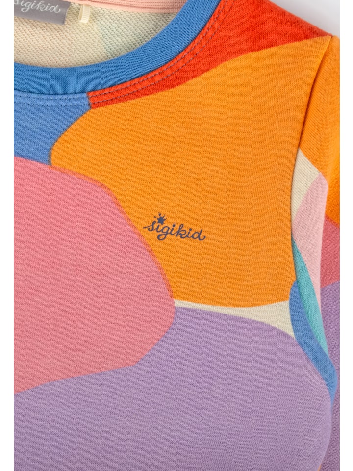 Sigikid Sweat-Longshirt Wild Flamingo in grau günstig kaufen