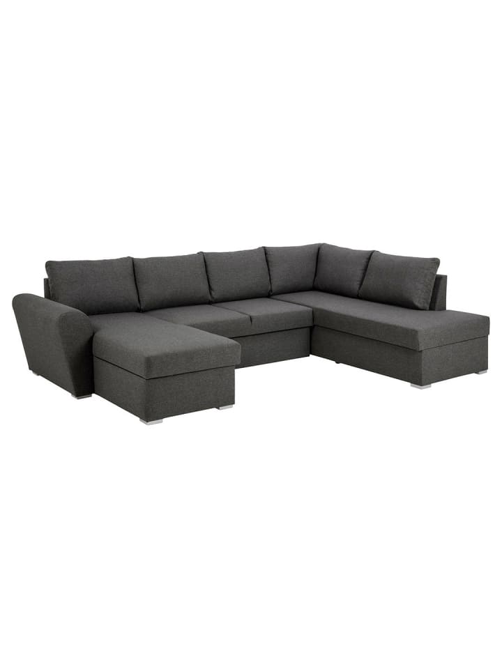 ebuy24 Schlafsofa Stefan Grau 296 x 202 cm günstig kaufen onesize