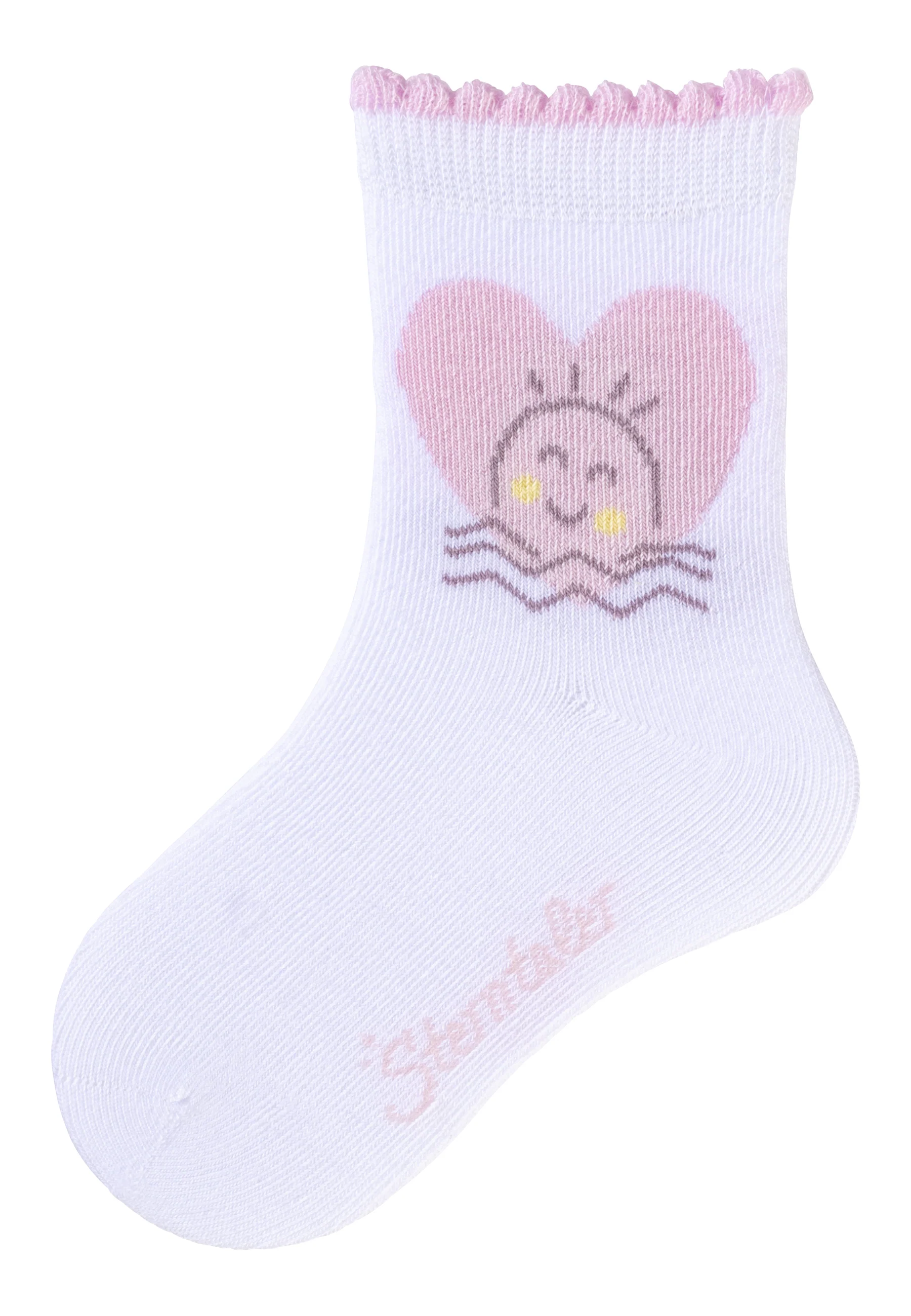 Socken im 3er Pack mit Motiv 
