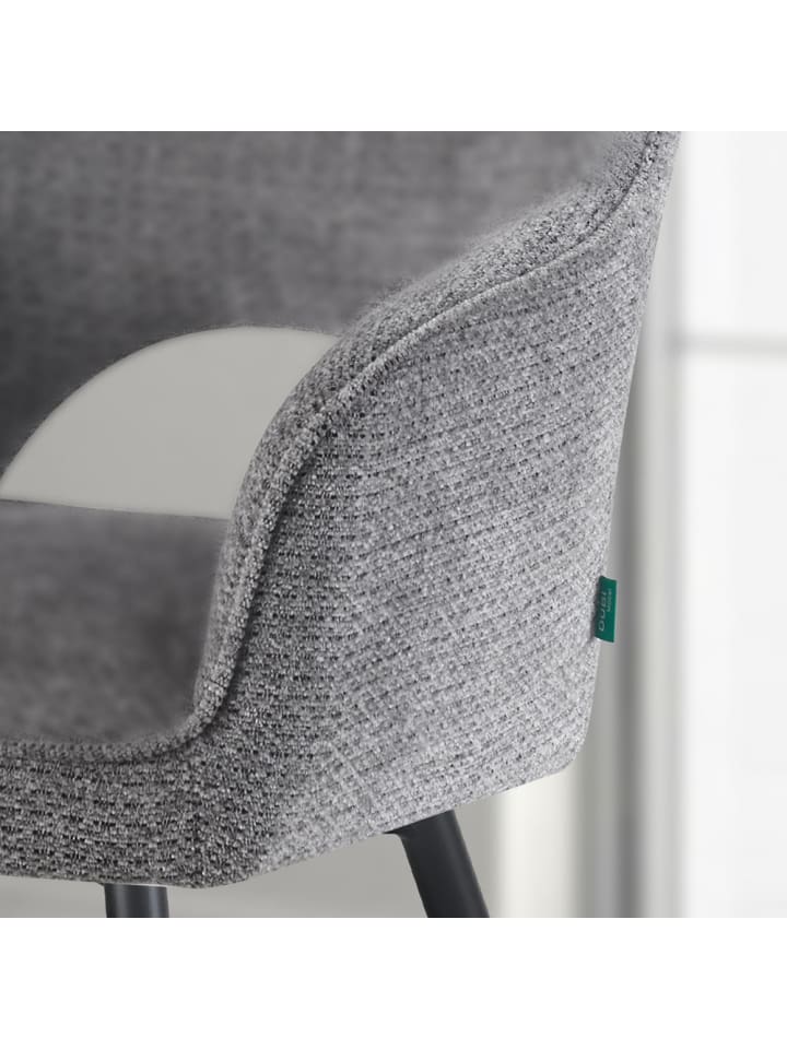DUBI Möbel 2er-Set: Drehstuhl THOMAS-MOMO in Grau - (B)57 x (H)86 x  (T)63 cm günstig kaufen onesize