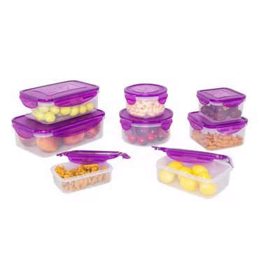 Plentyfy Frischhaltedose Frischesystem 16, Kunststoff, (Set, 16-tlg), Frischhaltedose mit Deckel - Vorratsdosen Set