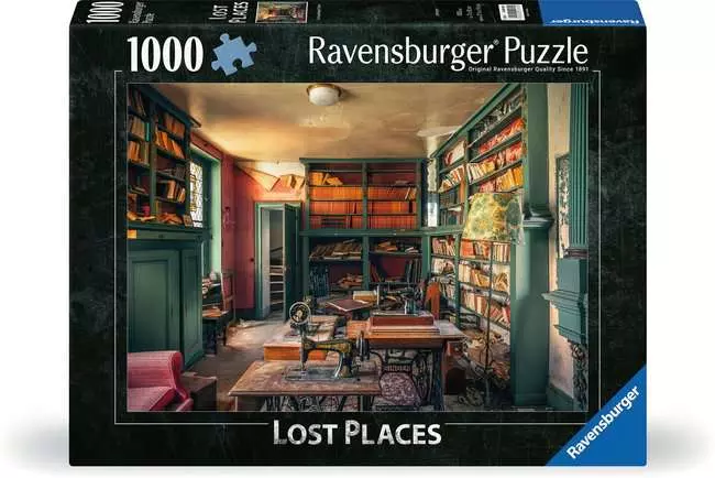 Puzzle 1000 Teile - Mysterious castle library