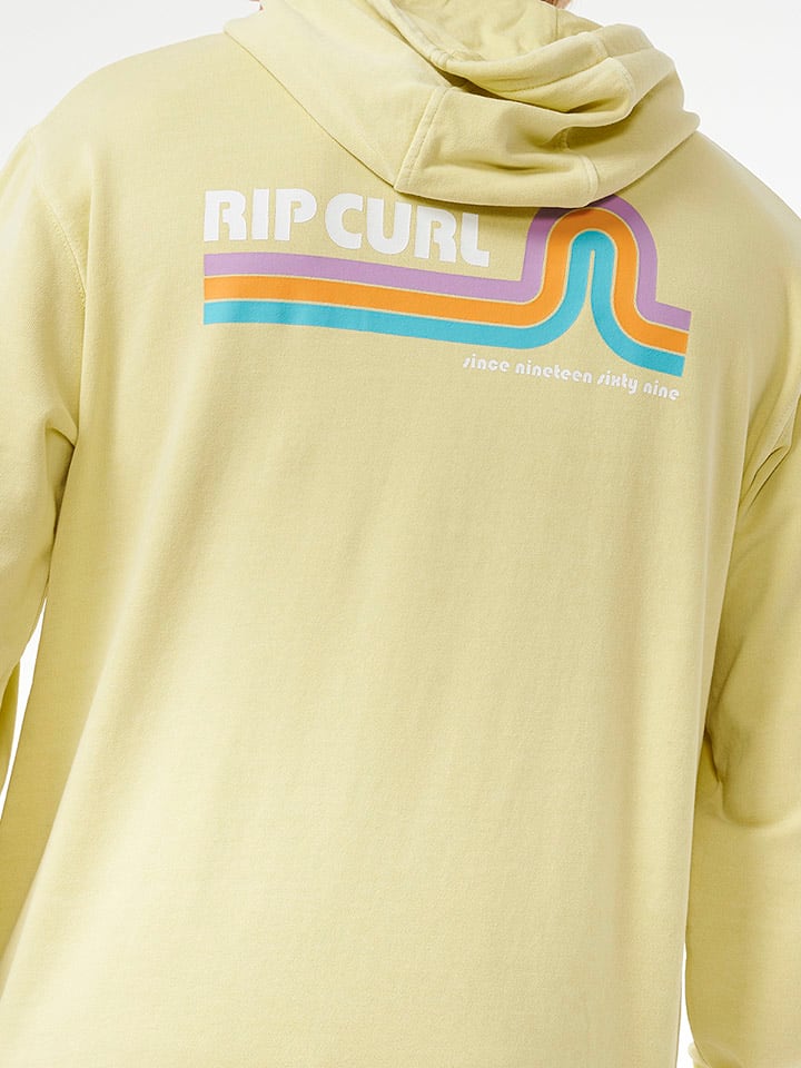 Rip Curl Hoodie in Gelb günstig kaufen