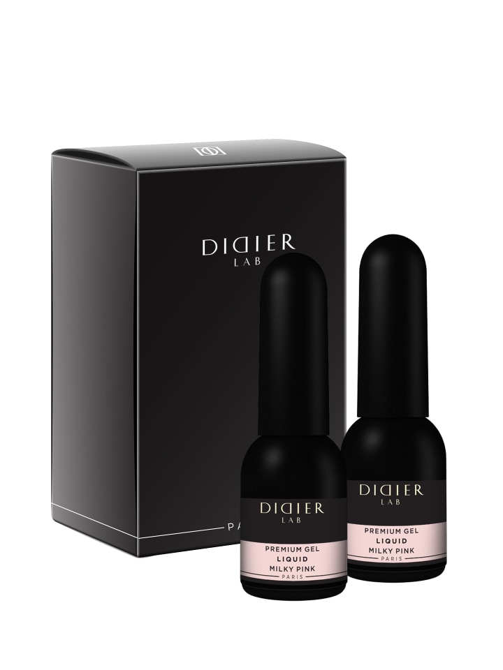 Didier Lab Nagellack SET Premium Gel Liquid Milky Pink in milky pink günstig kaufen 10ml